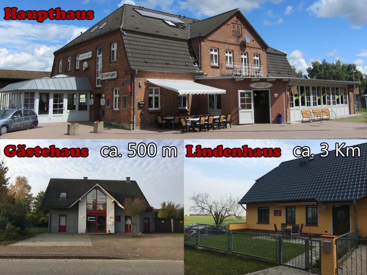 Gaestehaus Scharfe Kurve Lutzow ภายนอก รูปภาพ